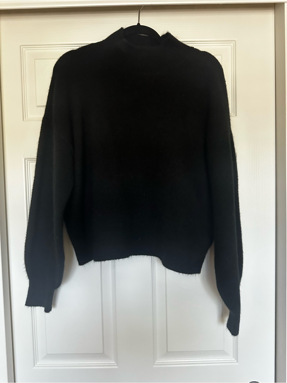 Calvin Klein Women's Black Mock-Neck Sweater
